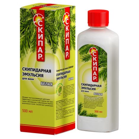 Скипар эмульсия скипидарная, 500мл белая д/ванн
