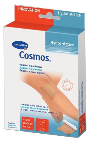 Cosmos Hydro Active пл-рь гидроакт на ссадины №4 ПХ