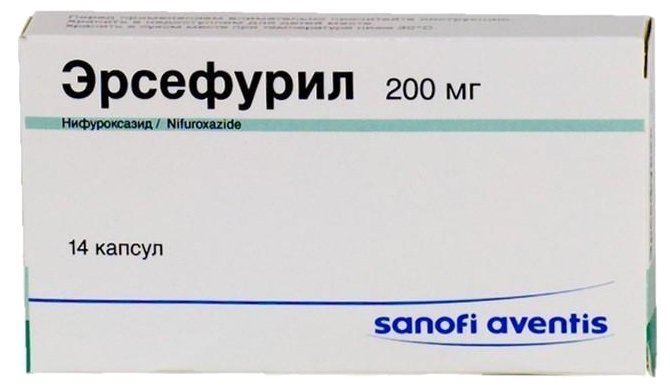 Эрсефурил, капс 200мг №14