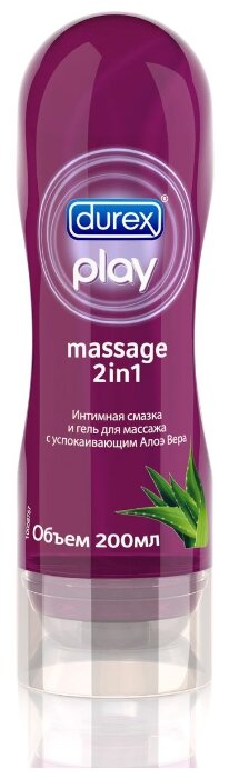 ����-������ Durex Play Massage 2�1 ���� 200��