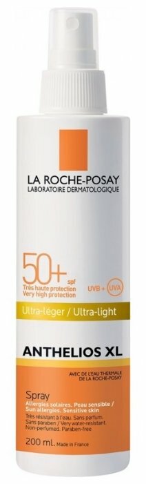 Ангелиос спрей невидимый SPF50+ 200мл Ля Рош*