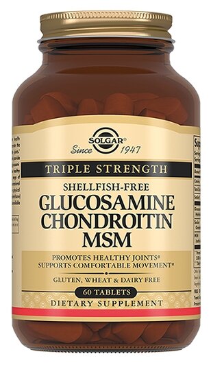 Солгар Глюкозамин Хондроитин, тбл №60