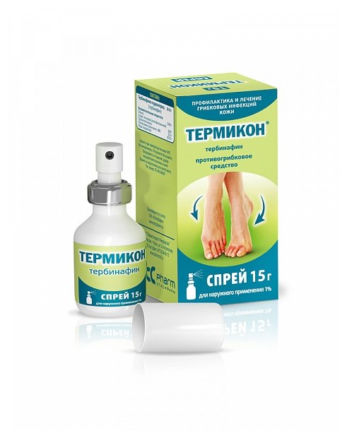 Термикон, спрей д/наруж прм-я 1% фл 15мл