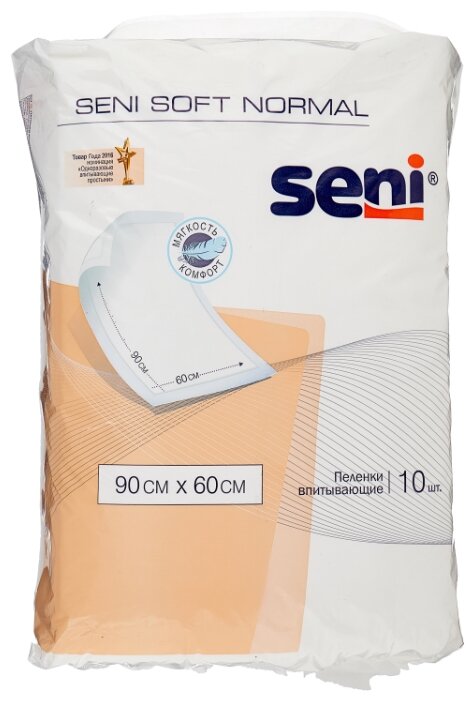 Пеленки Seni Soft Normal 60*90 №10 Белла