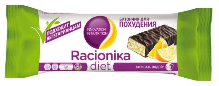 Рационика Диет, батончик апельсин 50г