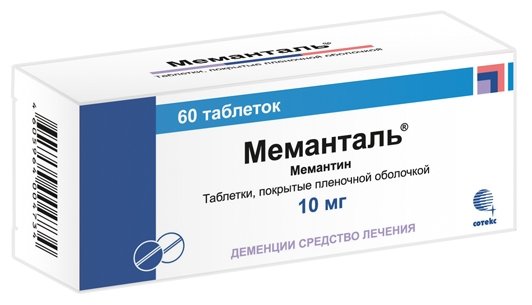 Меманталь, тбл п/о 10мг №60