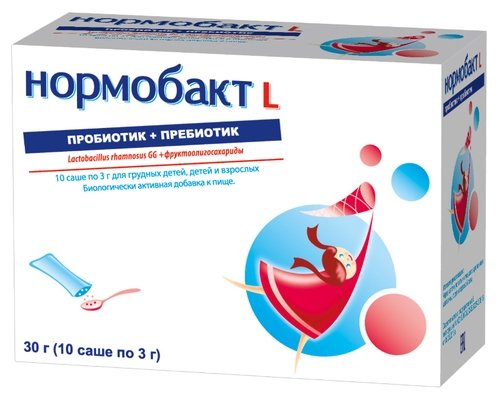Нормобакт L , пакеты-саше 3г, №10