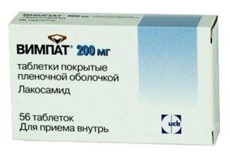 Вимпат, тбл п/о 200мг № 56