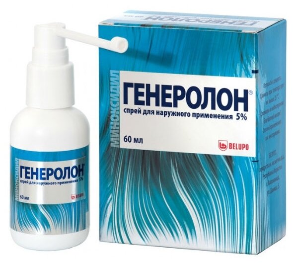 Генеролон, спрей д/нар прим. 5% 60мл