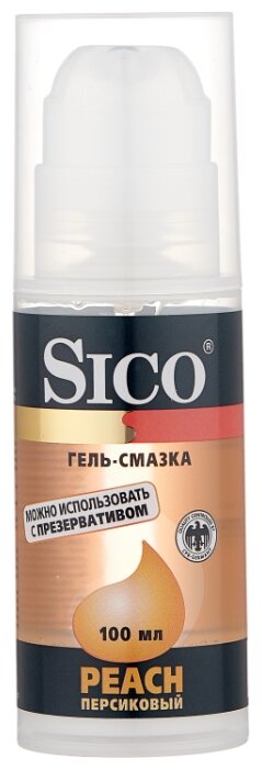 Гель-смазка SICO peach, 100мл