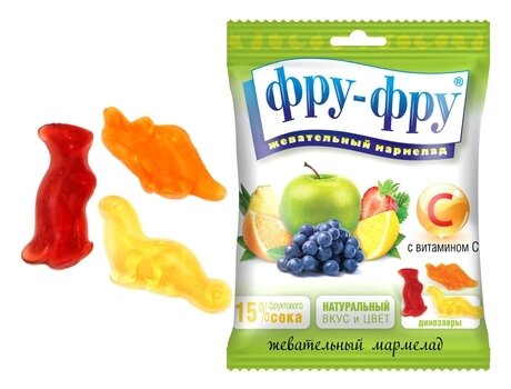 Мармелад Фру-Фру Динозавры, 90г