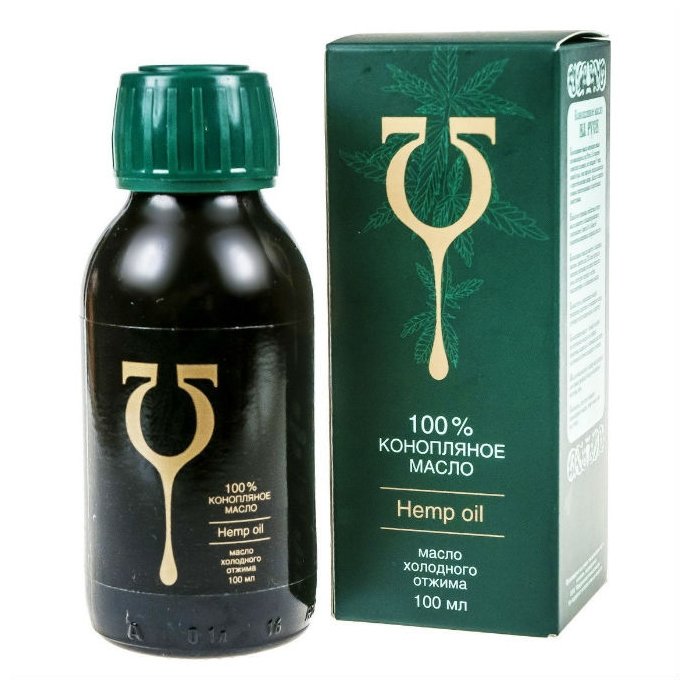 Масло пищевое Конопляное 100мл