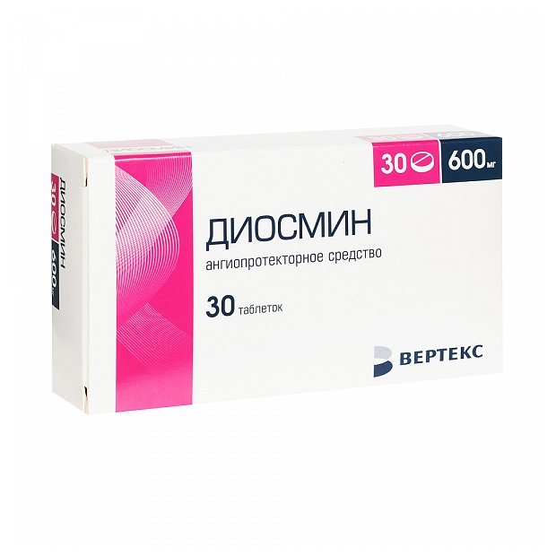 Диосмин, тбл п/о 600мг №30