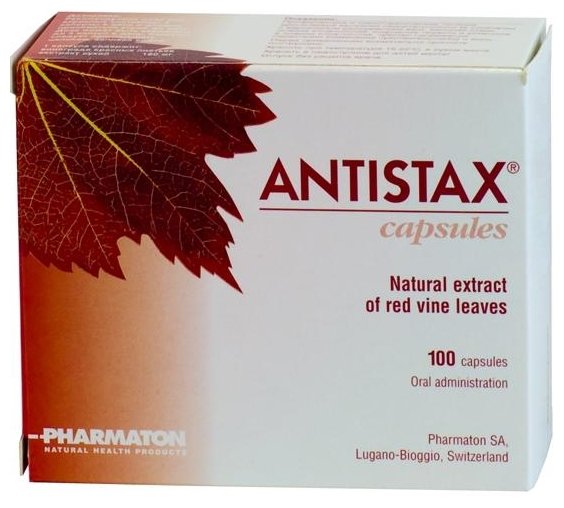 Антистакс, капс 180мг №100