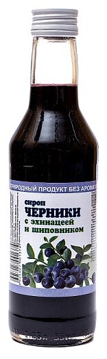 Сироп Черника с эхинацеей и шиповником 100мл