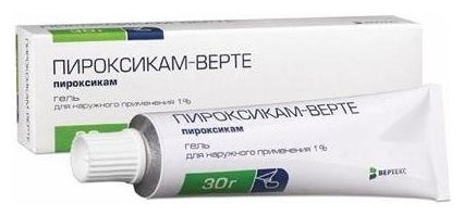 Пироксикам Верте, гель 1% 30г