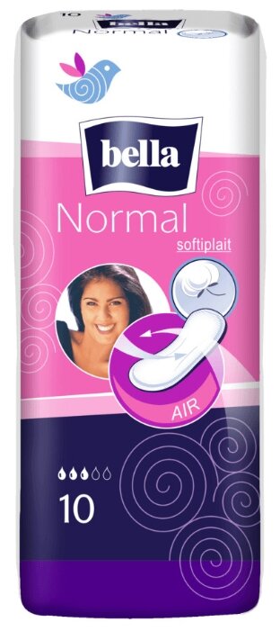 Прокладки, №10 Нормал softiplait air Белла