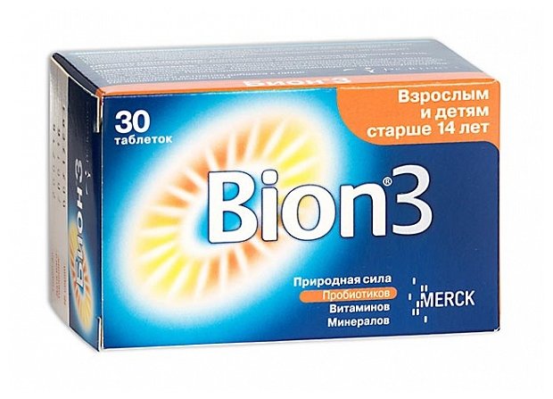 Бион 3, тбл 1050мг №30