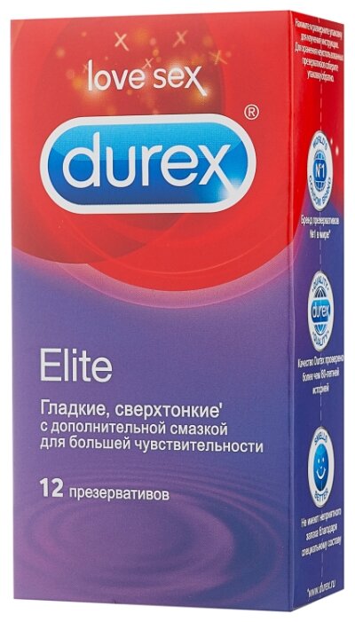 ��-� Durex Elite  �12