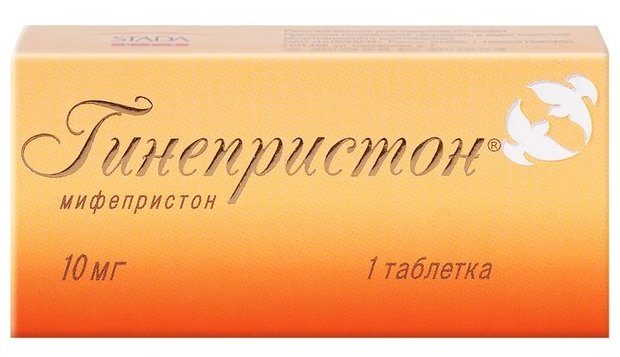 Гинепристон, тбл 0.01мг №1