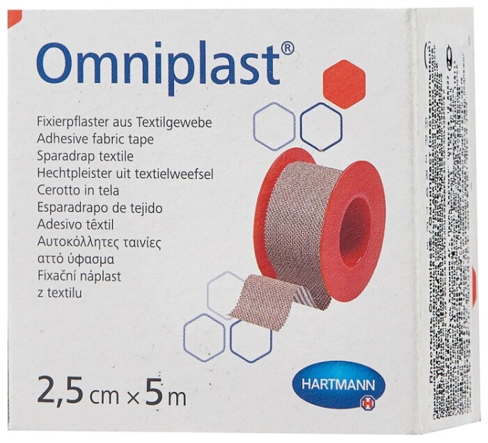 Omnipor пл-рь фикс. 5м*2,5см ПХ
