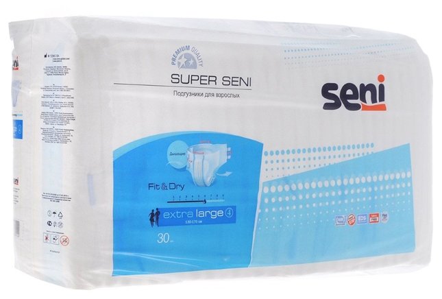 Подгузники Seni Super Extra Large №30 Белла
