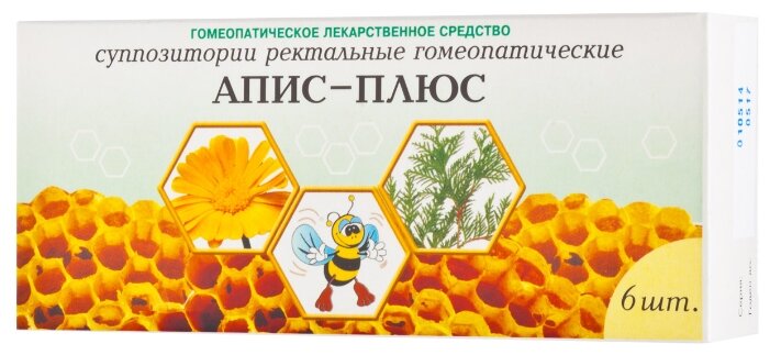 Апис-плюс ДН, суппоз рект №6