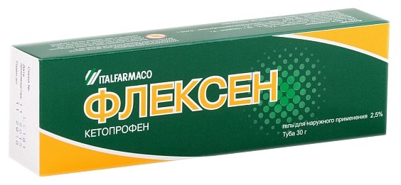 Флексен, гель 2.5% 30г
