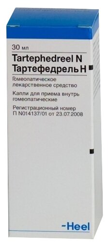 Тартефедрель Н, капли 30мл