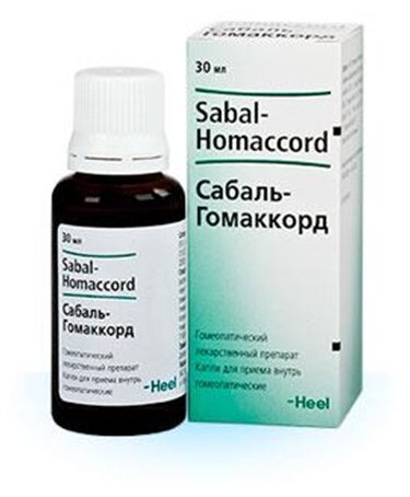 Сабаль-гомаккорд, капли 30мл