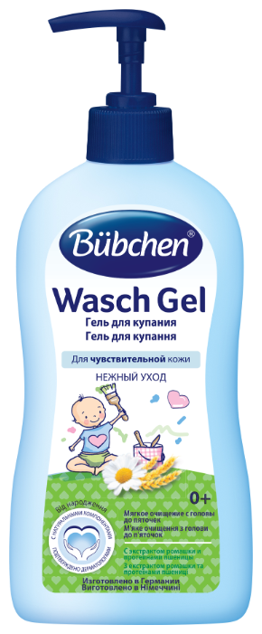 Бюбхен гель, 400мл д/купания с рождения
